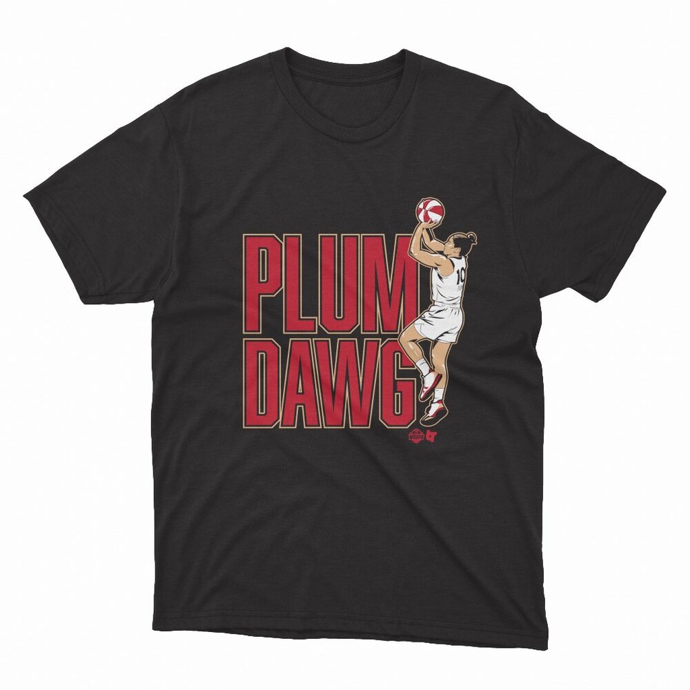 Kelsey Plum Plum Dawg - Las Vegas Basketball Black T-Shirt
